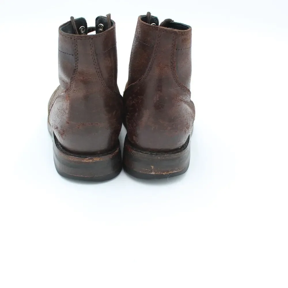 Thursday Boot Company Boots Captain Mens Size 7 Brown Leather Lace Up Preppy